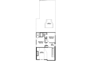 Floor Plan - Upper Floor for Traditional House Plan #81-450 - 3 bed, 2.5 bath