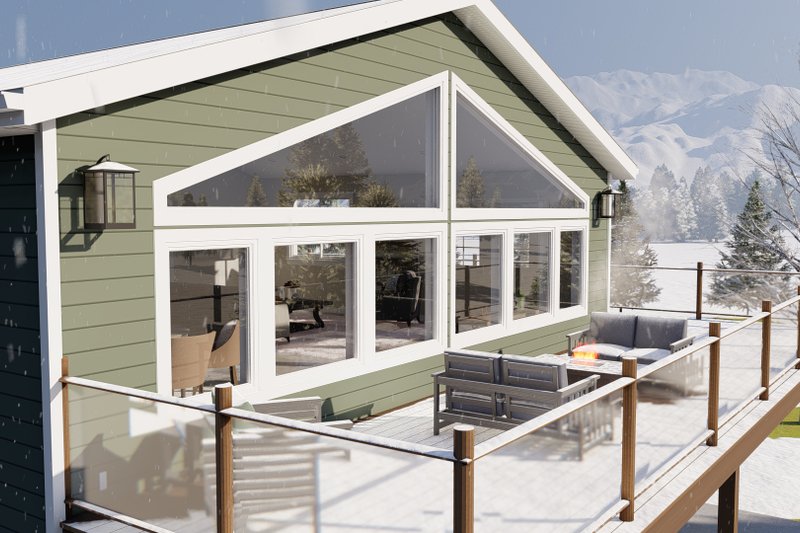 House Design - Exterior - Outdoor Living for Barndominium House Plan #1060-95 - 2 bed, 2 bath