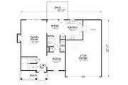 Craftsman Style House Plan - 3 Beds 2.5 Baths 1496 Sq/Ft Plan #419-157 