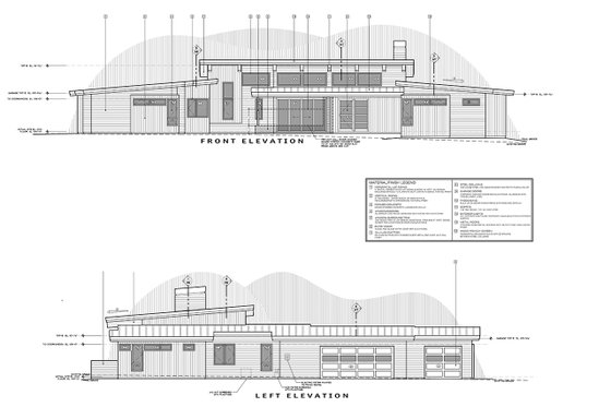 Front & Left Elevations