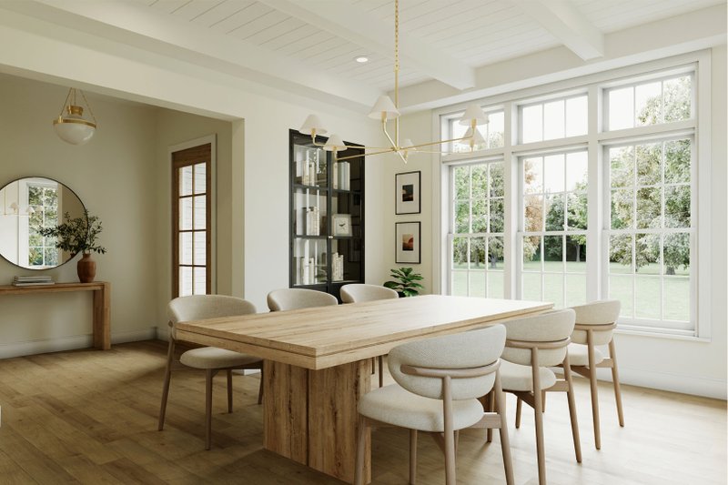 House Plan Design - Interior - Dining Room for Tudor House Plan #461-120 - 4 bed, 3.5 bath