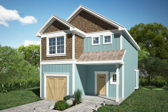 Exterior - Front Elevation for Traditional House Plan #116-305 - 3 bed, 2.5 bath