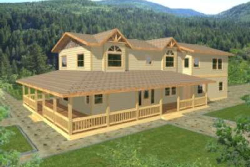 Dream House Plan - Modern Exterior - Front Elevation Plan #117-372