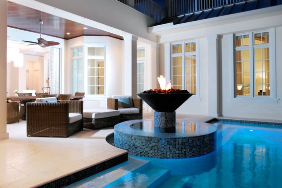 Exterior - Outdoor Living for Mediterranean House Plan #548-17 - 4 bed, 5.5 bath