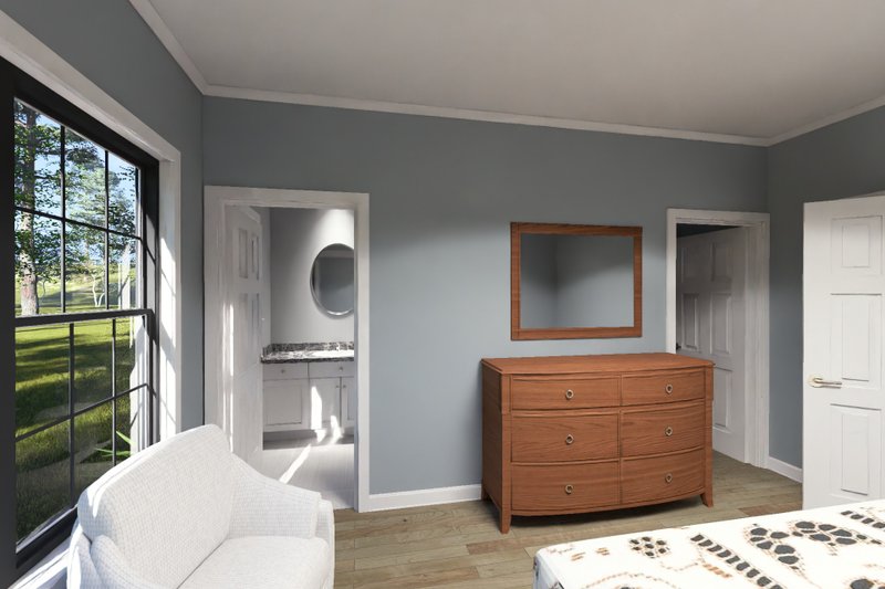 Architectural House Design - Interior - Master Bedroom 2 for Modern House Plan #513-2460 - 3 bed, 2 bath