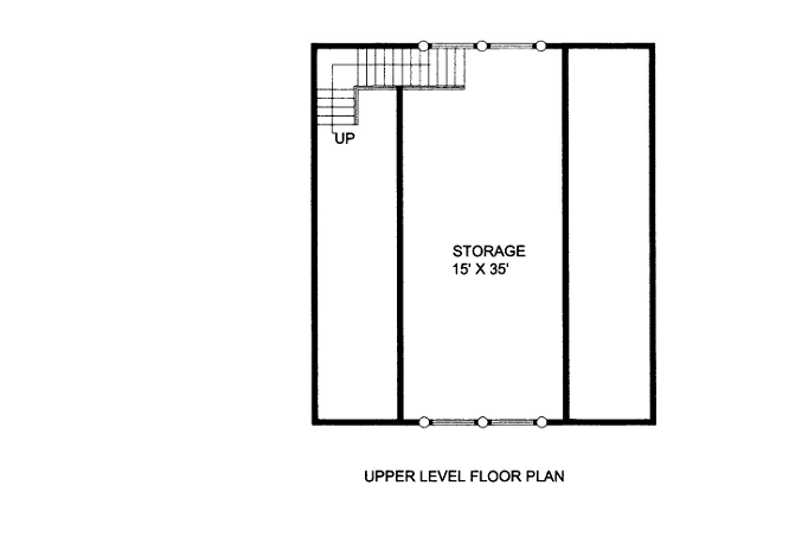 Architectural House Design - Floor Plan - Upper Floor for Traditional House Plan #117-751, 0 bath