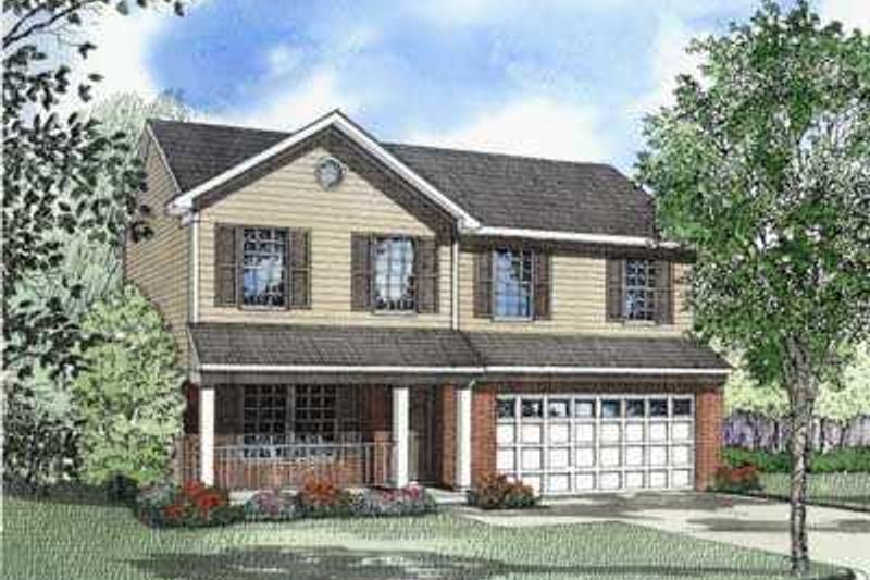 Home Plan - Southern Exterior - Front Elevation Plan #17-430