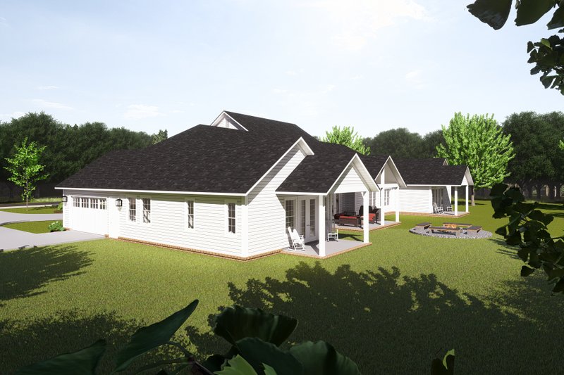 House Plan Design - Exterior - Other Elevation 2 for Farmhouse House Plan #513-2191 - 6 bed, 4.5 bath