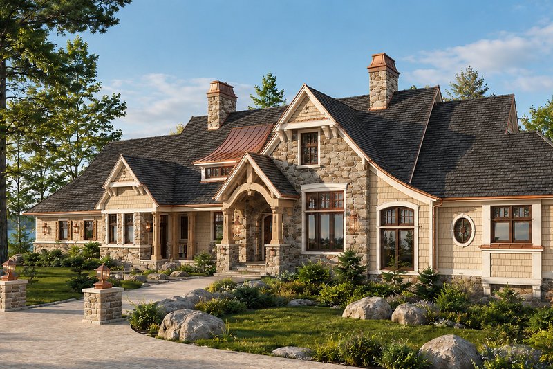 Dream House Plan - Exterior - Front Elevation 4 for Country House Plan #928-264 - 4 bed, 4.5 bath