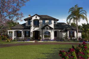 Country Exterior - Front Elevation Plan #27-547