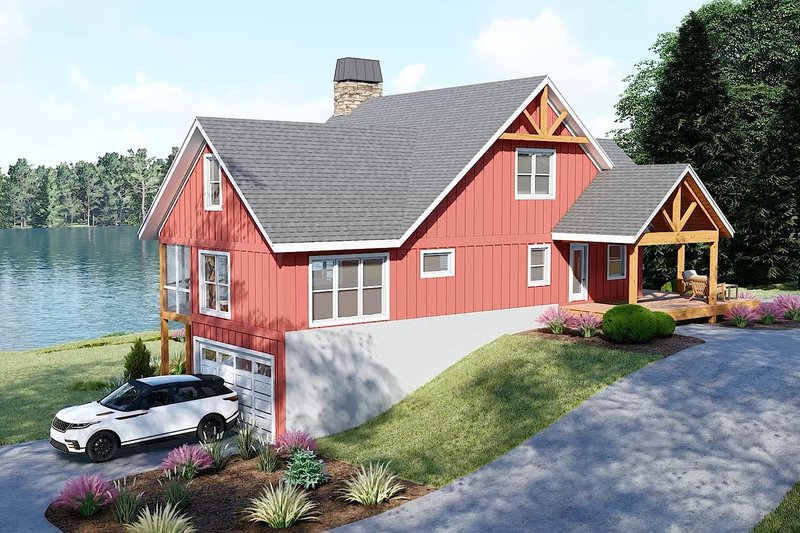 Dream House Plan - Exterior - Other Elevation 1 for Farmhouse House Plan #932-1137 - 3 bed, 2.5 bath
