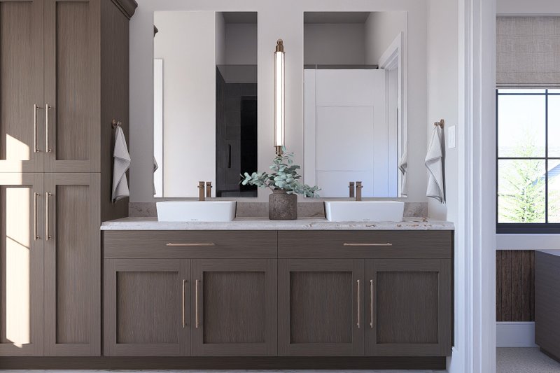 Architectural House Design - Interior - Master Bathroom for Traditional House Plan #455-741 - 3 bed, 2.5 bath