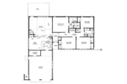 Ranch Style House Plan - 4 Beds 2 Baths 1644 Sq/Ft Plan #36-377 