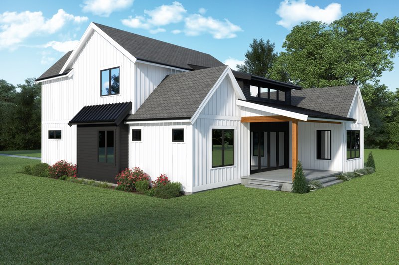 Dream House Plan - Exterior - Other Elevation 1 for Farmhouse House Plan #1070-168 - 4 bed, 2 bath