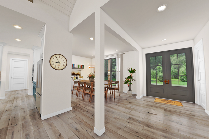 Architectural House Design - Interior - Entry for Farmhouse House Plan #48-984 - 3 bed, 2.5 bath