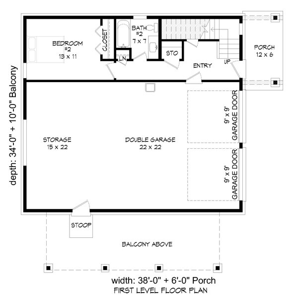 Modern Floor Plan - Main Floor Plan #932-559