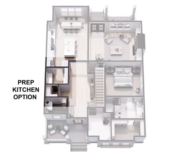 Farmhouse Floor Plan - Main Floor Plan #51-1455