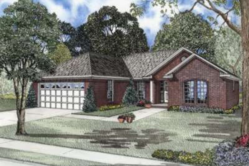 Dream House Plan - Traditional Exterior - Front Elevation Plan #17-2177