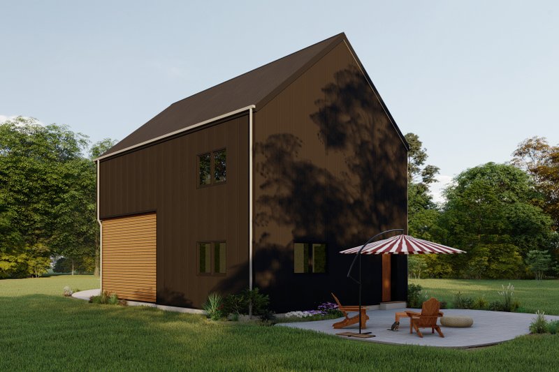 Dream House Plan - Exterior - Other Elevation 1 for Barndominium House Plan #1092-4 - 2 bed, 2.5 bath