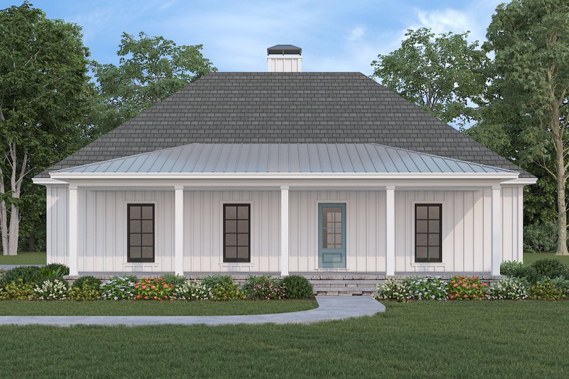 Farmhouse Style House Plan - 3 Beds 2.5 Baths 1472 Sq/Ft Plan #45-633