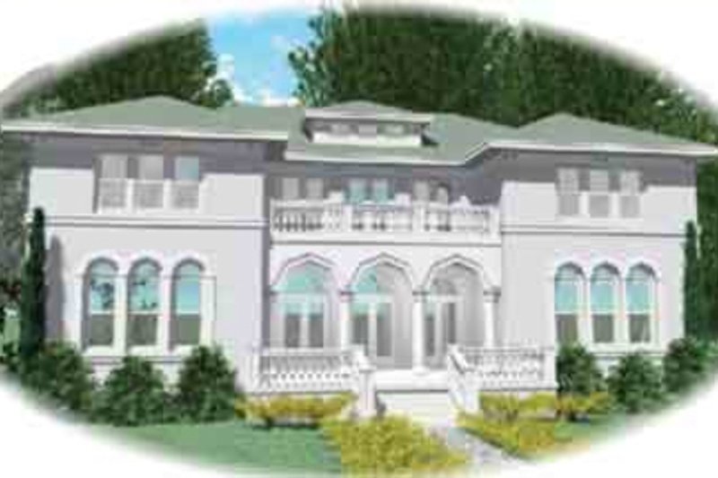European Style House Plan - 8 Beds 5.5 Baths 8760 Sq/Ft Plan #81-652