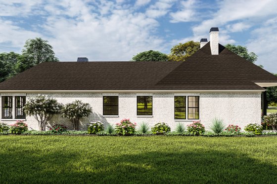 Exterior - Other Elevation 1 for Traditional House Plan #406-9664 - 4 bed, 3 bath