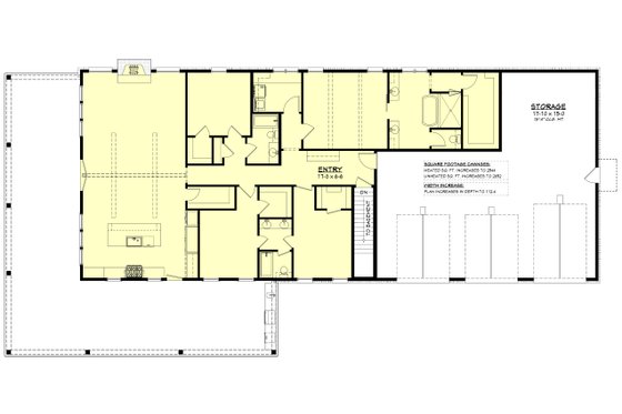 Floor Plan - Other Floor for Barndominium House Plan #430-342 - 4 bed, 3 bath