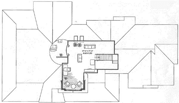 House Plan Design - Traditional Floor Plan - Upper Floor Plan #23-255