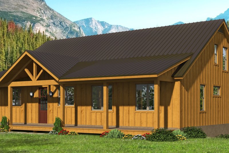 Home Plan - Cottage Exterior - Front Elevation Plan #932-318