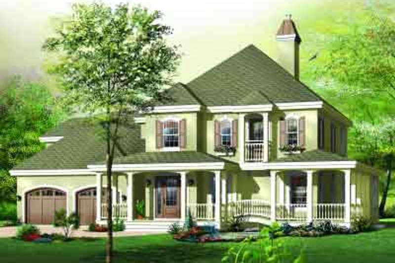 House Plan Design - European Exterior - Front Elevation Plan #23-592