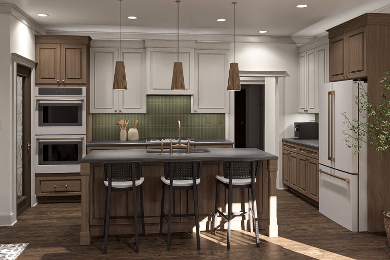 Home Plan - Interior - Kitchen for Cottage House Plan #455-429 - 3 bed, 2 bath