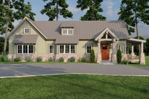 Craftsman Exterior - Front Elevation Plan #17-3432