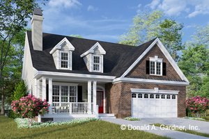 Country Exterior - Front Elevation Plan #929-647
