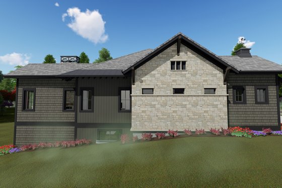 Exterior - Other Elevation 1 for Farmhouse House Plan #1069-21 - 2 bed, 2.5 bath