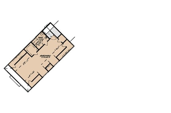 Floor Plan - Upper Floor for Craftsman House Plan #923-21 - 4 bed, 4.5 bath