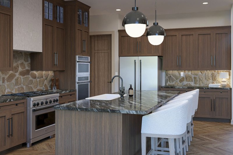 Architectural House Design - Interior - Other 8 for Prairie House Plan #455-816 - 2 bed, 2.5 bath