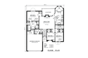 Traditional Style House Plan - 3 Beds 2 Baths 1507 Sq/Ft Plan #42-357 