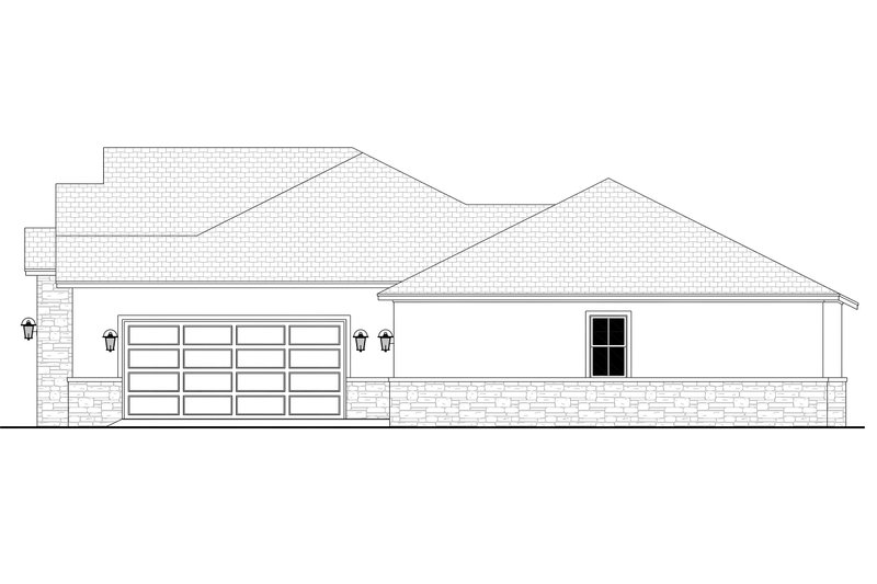 House Blueprint - Exterior - Other Elevation 1 for Farmhouse House Plan #430-266 - 3 bed, 3.5 bath