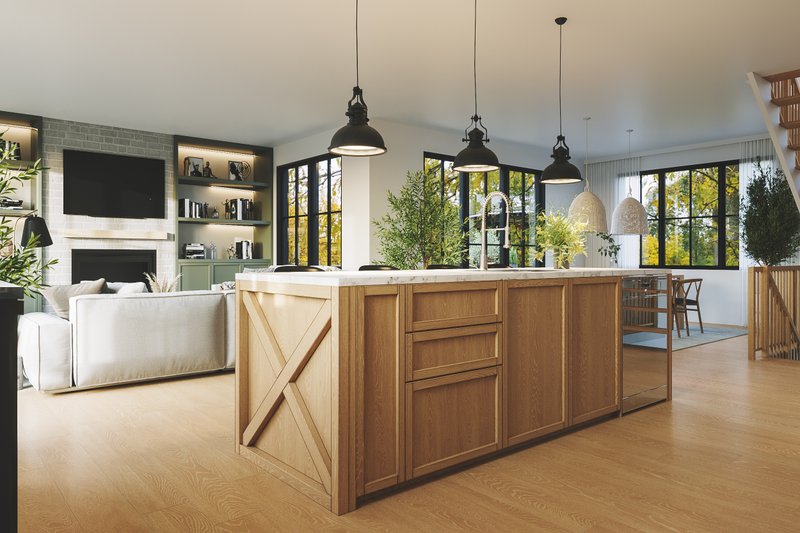 Dream House Plan - Interior - Kitchen 1 for Farmhouse House Plan #23-2782 - 5 bed, 2.5 bath