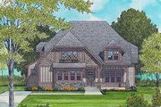 European Style House Plan - 4 Beds 3 Baths 3430 Sq/Ft Plan #413-104 