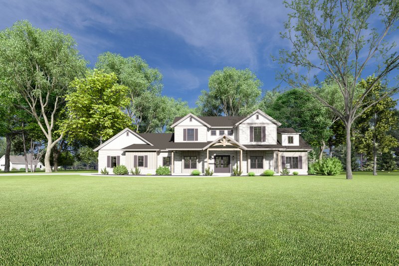 House Plan Design - Photo 11 for Farmhouse House Plan #1109-15 - 5 bed, 3 bath