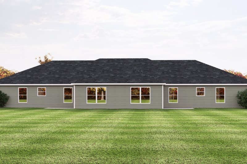 Dream House Plan - Exterior - Rear Elevation for Craftsman House Plan #1064-324 - 2 bed, 1.5 bath