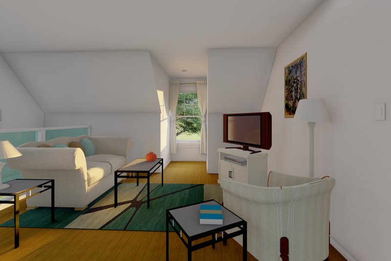 Dream House Plan - Interior - Family Room for Country House Plan #126-244 - 2 bed, 2 bath