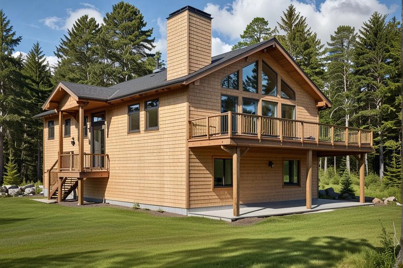 House Plan Design - Exterior - Front Elevation 2 for Traditional House Plan #117-516 - 3 bed, 2.5 bath