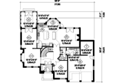 European Style House Plan - 3 Beds 2 Baths 2983 Sq/Ft Plan #25-4856 