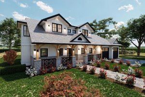 Exterior - Other Elevation 1 for Farmhouse House Plan #1101-19 - 3 bed, 3 bath