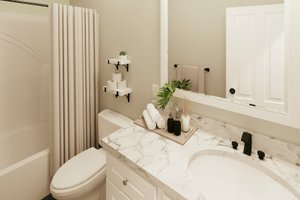 Interior - Bathroom for Farmhouse House Plan #44-290 - 3 bed, 2 bath