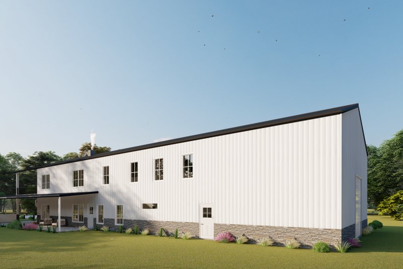 House Plan Design - Exterior - Other Elevation 6 for Barndominium House Plan #1107-42 - 4 bed, 3.5 bath