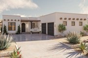 Adobe / Southwestern Style House Plan - 3 Beds 2 Baths 1873 Sq/Ft Plan #455-572 