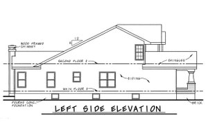 Exterior - Other Elevation for Craftsman House Plan #20-1235 - 4 bed, 3 bath